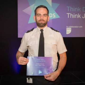 Digital Team of the Year Runner Up Jersey TechAwards