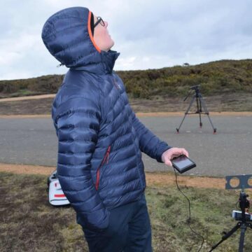 Testing the Meteomatics Meteodrone weather drone in Jersey