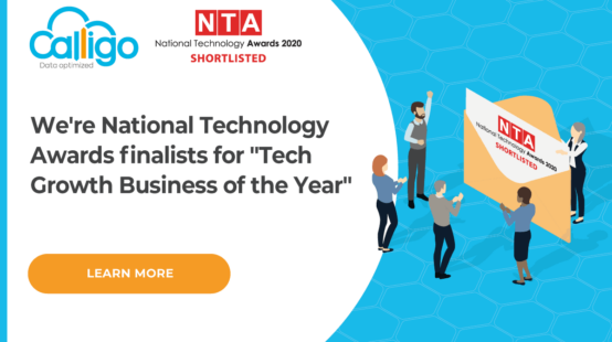 Calligo is a “Tech Growth Business of the Year” finalist at the National Technology Awards
