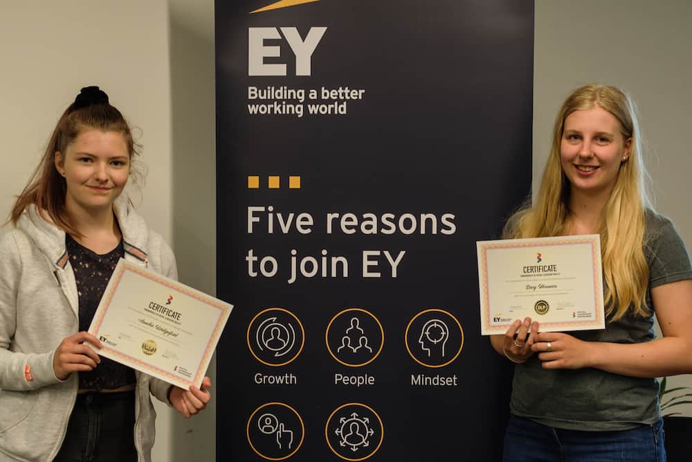 Jersey Students Graduate with Digital Skills Certificate from EY