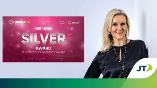 JT wins silver at national awards for putting customers first