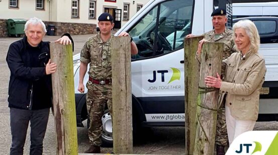 JT telegraph poles given new lease of life at Grouville School