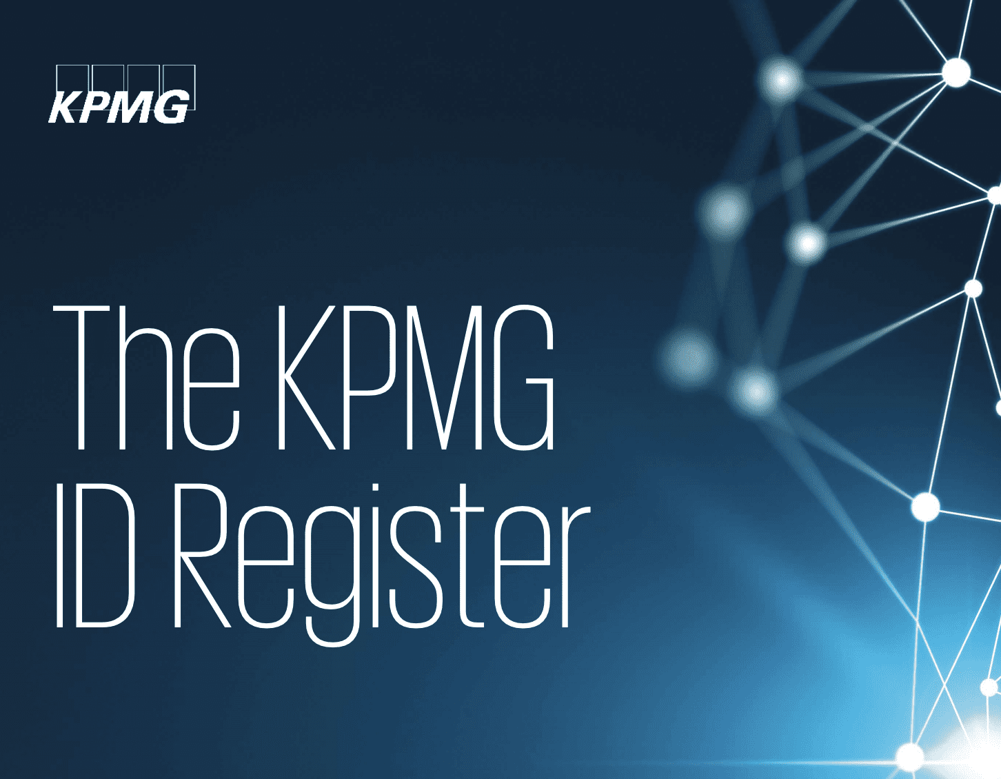 KPMG and The ID Register announce alliance Digital Jersey