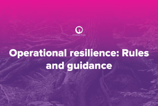 Operational resilience: Rules and guidance in the UK