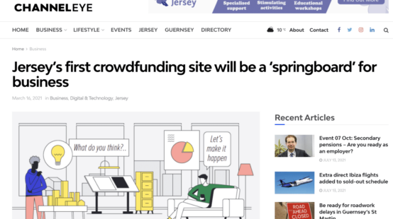 Jersey’s first crowdfunding site will be a ‘springboard’ for business