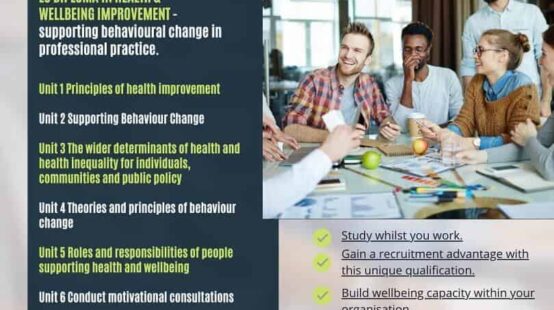 Wellbeing training provision launches to help organisations build in-house wellbeing solutions