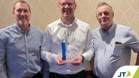 JT Awarded For Commitment To Innovation
