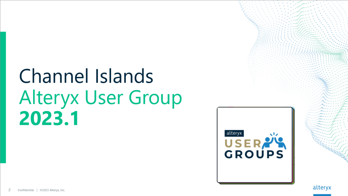 Channel Islands Alteryx User Group 2023.1 banner