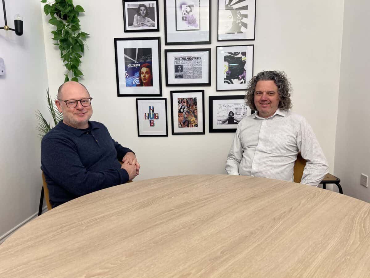 Team from Daysium in a meeting room at the Digital Jersey Hub