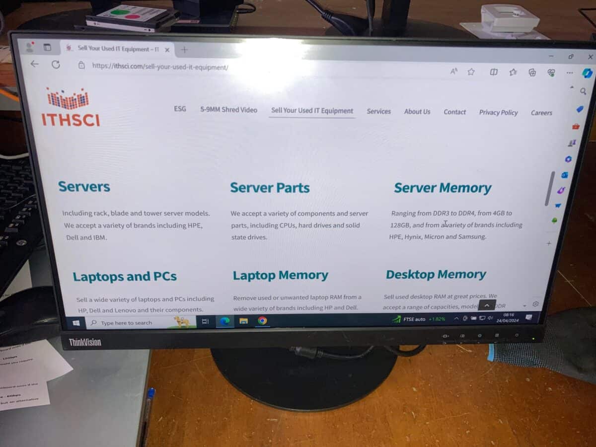 Lenovo 21.5″ Screen