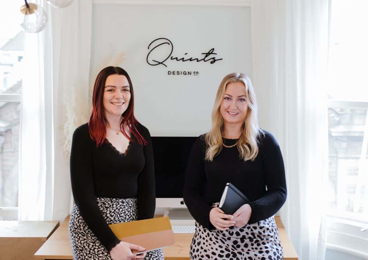 Tiffany Shales and Yasmin Me at Quints Design co Office