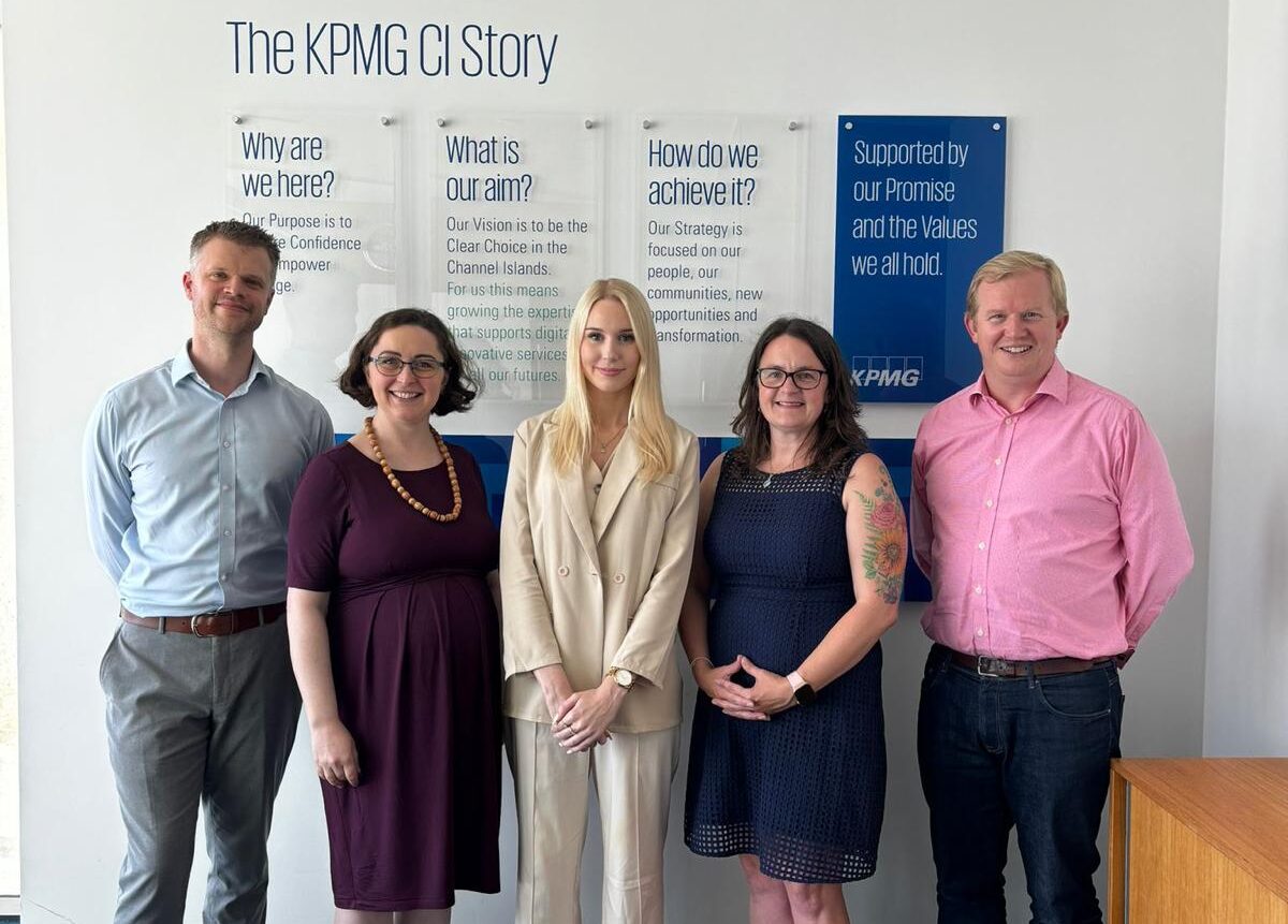 Aimée O’Connor with KPMG colleagues