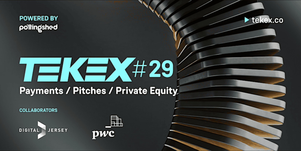 TEKEX 29 Payments / Pitches / Privat equity event banner