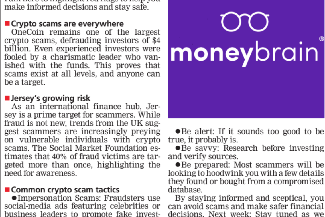 Crypto Corner: Stay Vigilant! | Digital Jersey