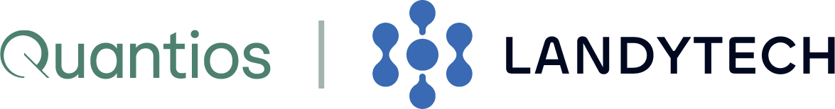 Quantios and Landytech partnership logo