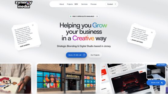 Zynergy Media Launches New Website in Jersey