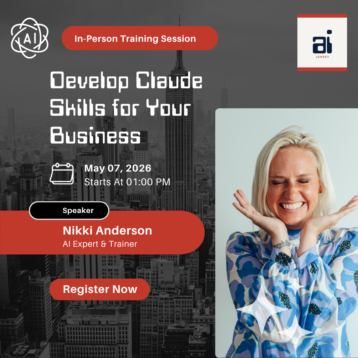 Claude Skills are structured instruction files that turn Claude into a specialist for your exact business, one that already knows your processes, your tone, your frameworks, and your standards before you type a single word. No prompt engineering or repeating yourself. And, most importantly, no generic output that wastes time. In this session, we'll cover what Skills are, how they work, and how Jersey businesses can start building them today to save hours every week across marketing, operations, client comms, and more. Learning outcomes: By the end of this session, you will: Understand what Claude Skills are and how they differ from standard prompting See a live demonstration of a Skill in action across a real business use case Know exactly how to set up and install your first Skill in under 10 minutes Walk away with a clear picture of where Skills can save your business the most time Leave with a practical first step and template you can implement the same day Audience: This session is designed for business owners, operators, and professionals in Jersey who are already using AI tools, or know they should be, but aren't getting the results they expected. You don't need a technical background or coding experience. If you've ever thought, 