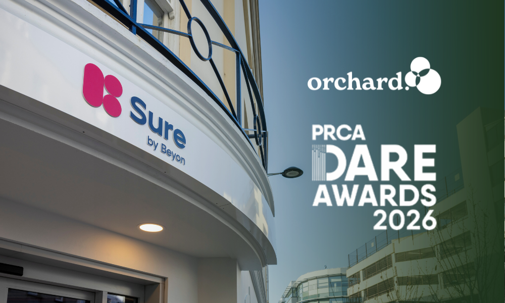 Orchard has been shortlisted for a PRCA DARE Award for its culture-first brand refresh campaign for Sure by Beyon – a launch built on community connection, clarity and conversation rather than a single big reveal. The campaign marked the unveiling of Sure by Beyon’s new identity, helping customers across the Channel Islands and the Isle of Man understand not just what was changing, but why it mattered. By putting people and place at the heart of the storytelling, Orchard created a launch that felt relevant, reassuring and rooted in local reality. The PR-led communications agency has been shortlisted in the Event / Launch of the Year category, recognised for an approach designed specifically for close‑knit island markets. Rather than treating the refresh as a one‑off moment, Orchard shaped it as an ongoing conversation – allowing trust, understanding and advocacy to build over time. That approach delivered tangible results. The campaign exceeded its targets, generating more than 2.1 million impressions, achieving 100% positive sentiment, and securing over 123 brand mentions across print, digital and broadcast media. The outcome was sustained visibility, meaningful cut‑through across the islands and a refreshed brand successfully launched across local markets. Brooke Kenyon, Managing Director – Strategy & Agency Growth at Orchard, said: “Being shortlisted for a third year shows that work grounded in real insight can stand shoulder to shoulder with much bigger national campaigns. We’re proud the PRCA has recognised a launch that didn’t just look the part, but delivered clear results where it really counts. “The Sure by Beyon launch worked because we didn’t rush it. Local people needed time to understand the change, talk about it and feel comfortable with it. On islands, trust is the channel.” Gemma Ainger, Brand Communications Lead at Sure by Beyon, said: “This project was huge and Orchard’s role in bringing the brand refresh to life across Guernsey, Jersey and the Isle of Man, was pivotal. From shaping the messaging and securing excellent coverage, to creating standout island events that made the brand refresh feel like a genuine moment for everyone. Their team helped make the transition feel clear, confident and meaningful for both colleagues and customers, helping to position the Crown Dependencies as a sophisticated and confident part of Beyon's global brand.” The PRCA DARE Awards celebrate PR and communications work that combines creativity with measurable impact across the UK and Crown Dependencies. Winners will be announced on 3 June in Bristol.