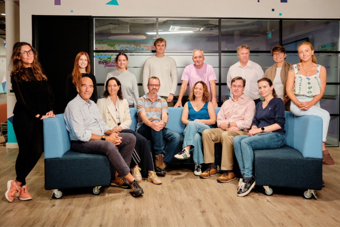 Group photo of participants from Digital Jersey’s 5-Day Startup Bootcamp 2026, gathered at the Digital Jersey Hub.